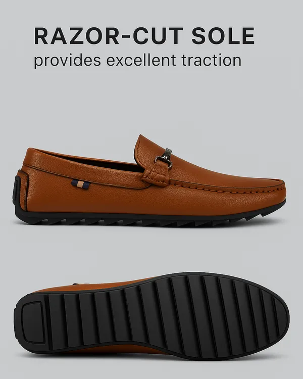 Tan_Synthetic_Leather_Slip_On_Loafers_|_For_Men