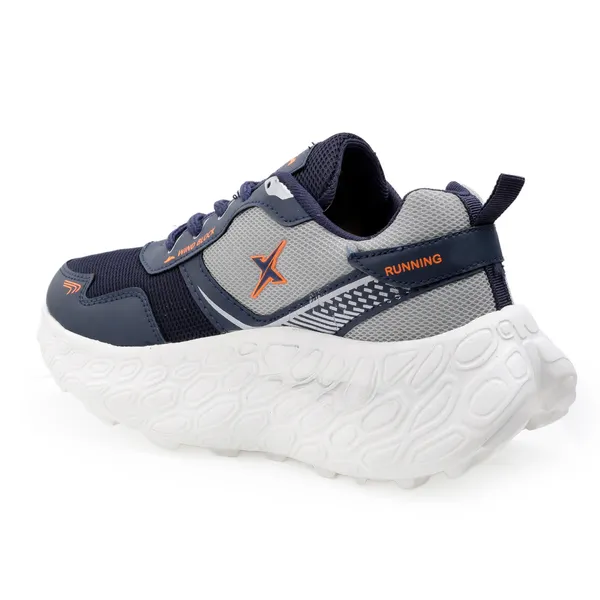 Navy_Synthetic_Leather_Premium_&_Elegant_Running_Shoes_For_Men