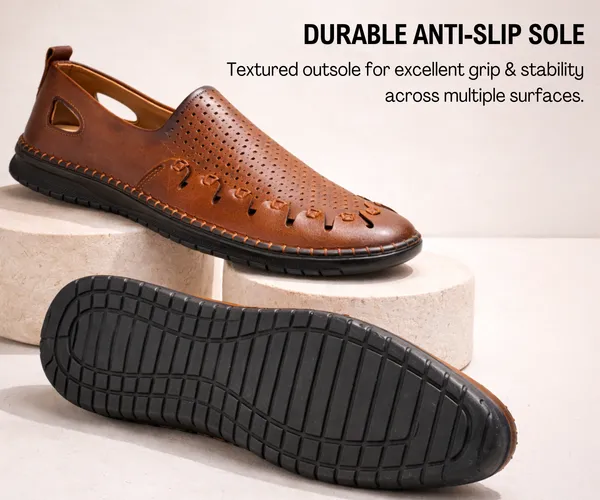 Kraasa_Men's_Premium_Slip-On_Sandals_with_Cushioned_Insole_|_Durable_PU_Sole_|_Comfortable_Casual_Footwear