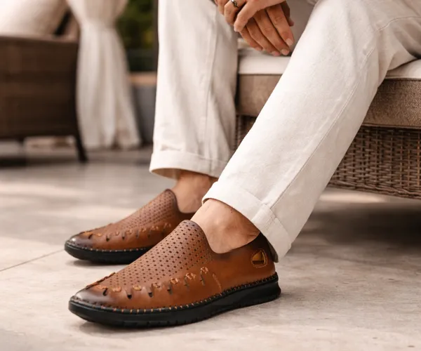 Kraasa_Men's_Premium_Slip-On_Sandals_with_Cushioned_Insole_|_Durable_PU_Sole_|_Comfortable_Casual_Footwear