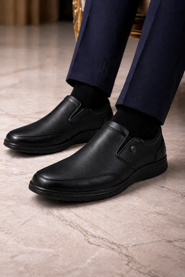 Kraasa_Men's_Formal_Slip-On_Shoes_|_Vegan_Leather_Upper_|_Airmix_Sole_|_High_Cushioning_|_Lightweight_&_Comfortable
