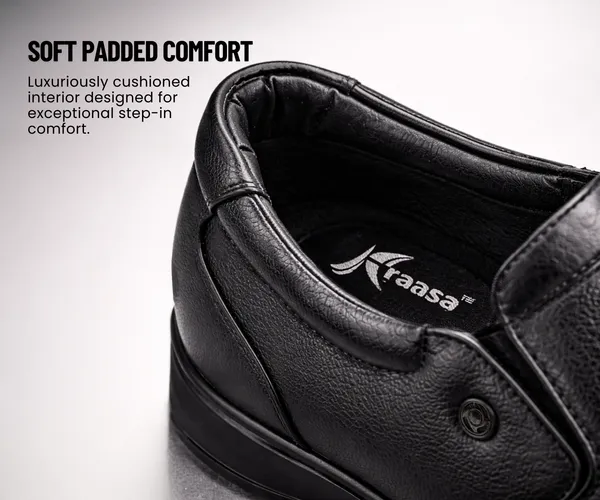 Kraasa_Men's_Formal_Slip-On_Shoes_|_Vegan_Leather_Upper_|_Airmix_Sole_|_High_Cushioning_|_Lightweight_&_Comfortable