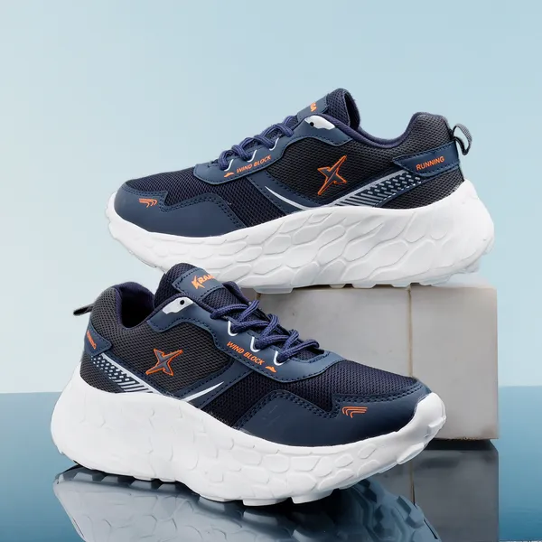 Black_Synthetic_Leather_Lace_Up_Running_Shoes_|_For_Men