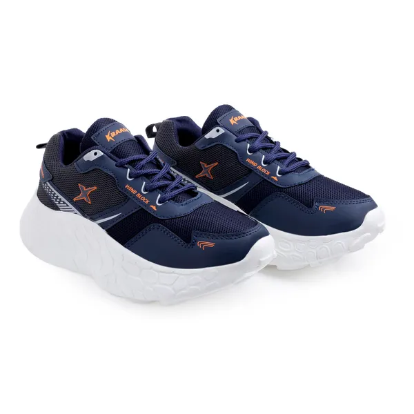 Black_Synthetic_Leather_Lace_Up_Running_Shoes_|_For_Men