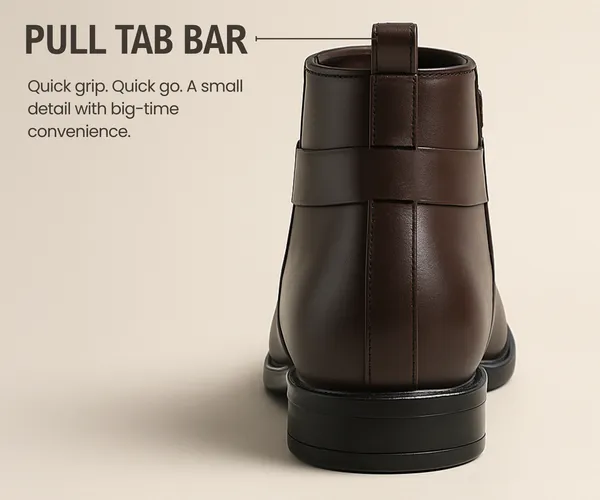 Kraasa_The_Harness_Mens_stylish_vegan_Leather_Chelsea_Boots_with_Side_Zipper_&_O-ring_Strap_Elastic_Panel_Ankle_Boot_(Tan_/_Black_/_Brown)