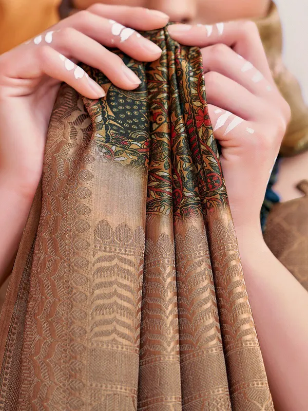 Multicolor_Banarasi_Silk_With_Exquisite_Zari_Detailing_&_Floral_Motifs_Saree_For_Women_|_With_Unstitched_Blouse