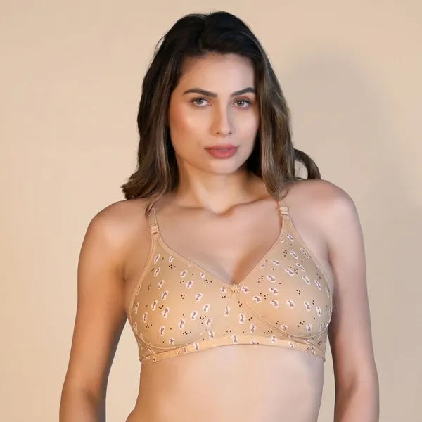 Beige_Gold_Premium_Hosiery_Printed_Moulded_Bra_For_Women_|_Pack_Of_6