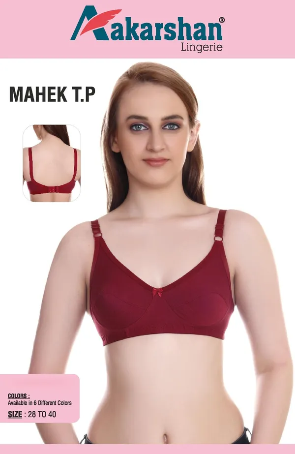 Pack_Of_6_Maroon_Premium_Hosiery_Full_Coverage_Non_Padded_Bra_For_Women
