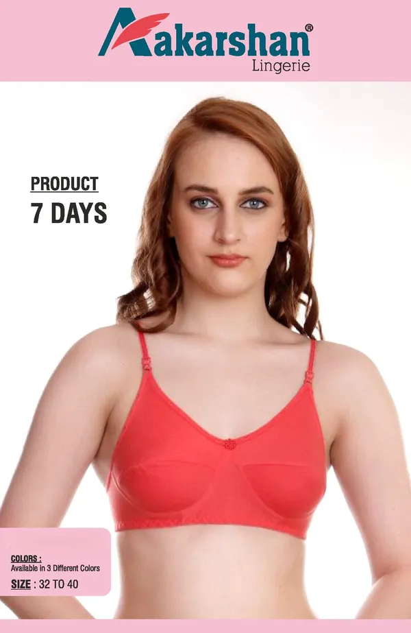 Pack_Of_6_Coral_Red_Premium_Hosiery_Non_Padded_Bra_For_Women