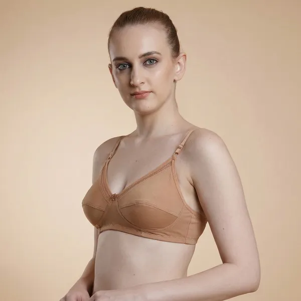 Pack_Of_6_Brown_Premium_Hosiery_Non_Wired_Full_Coverage_Bra_For_Women