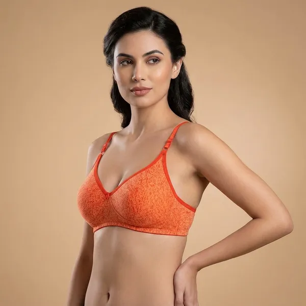 Pack_Of_6_Orange_Premium_Hosiery_T_Shirt_Bra_For_Women