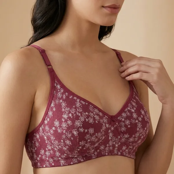 Pack_Of_6_Maroon_Premium_Hosiery_Floral_Moulded_Bra_For_Women