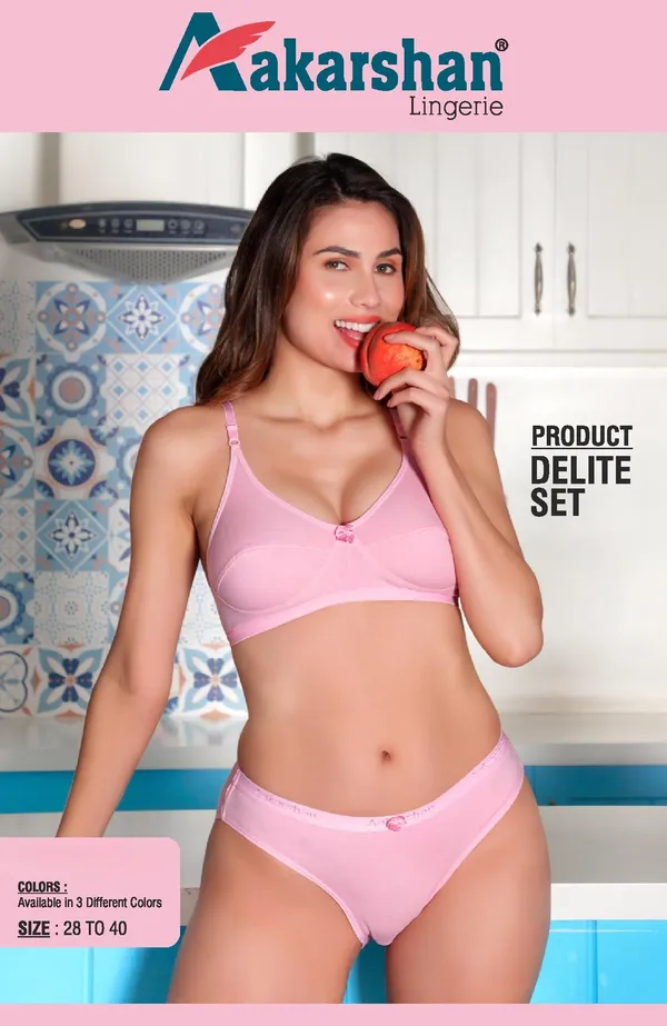 Set_Of_1_Pair_Pink_Premium_Hosiery_Bra_And_Panty_Set_For_Women