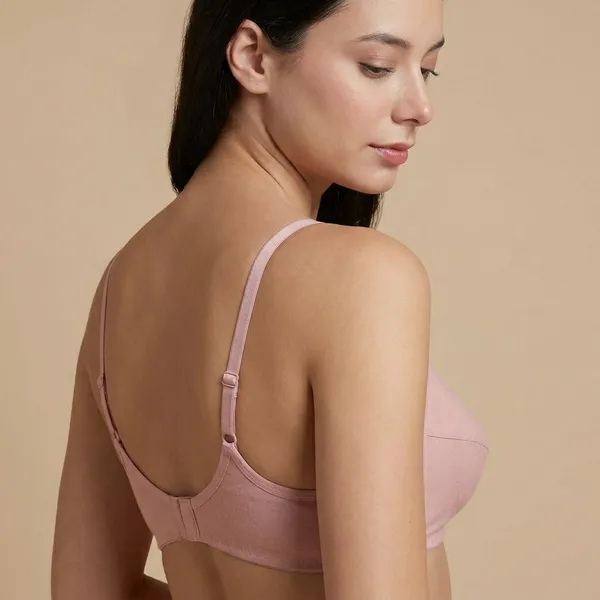 Rose_Pink_Premium_Cotton_Lycra_T_Shirt_Bra_For_Women_|_Pack_Of_6