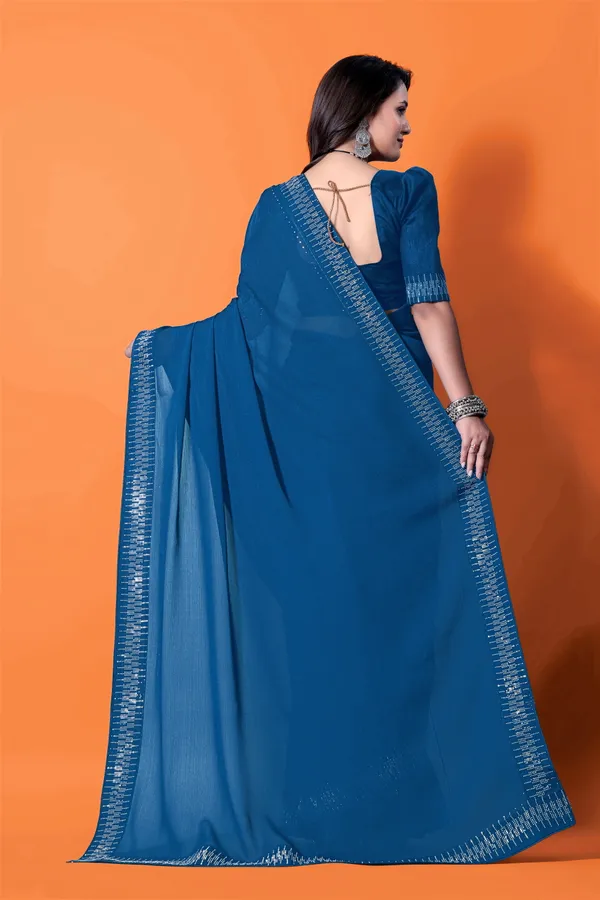 Rama_Silk_Blend_Diamond_Work_Died_Saree_With_Unstitched_Blouse_Piece