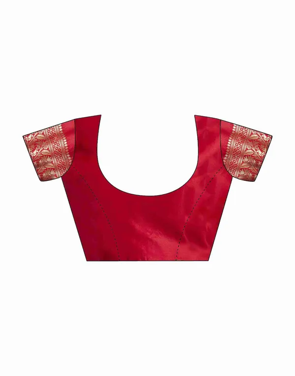 Navy_Blue_Luxurious_Silk_Blend_Paithani_Saree_With_Unstitched_Blouse_Piece