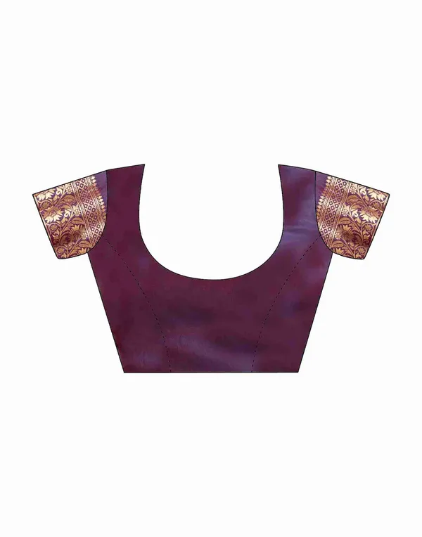 Red_Luxurious_Silk_Blend_Paithani_Saree_With_Unstitched_Blouse_Piece