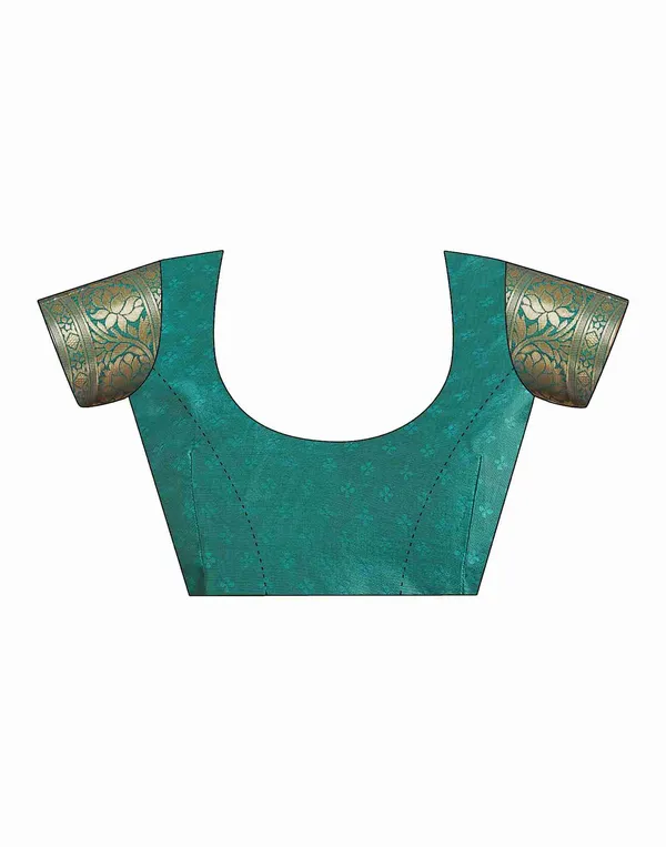 Maroon_Silk_Blend_Paithani_Saree_With_Unstitched_Blouse_Piece