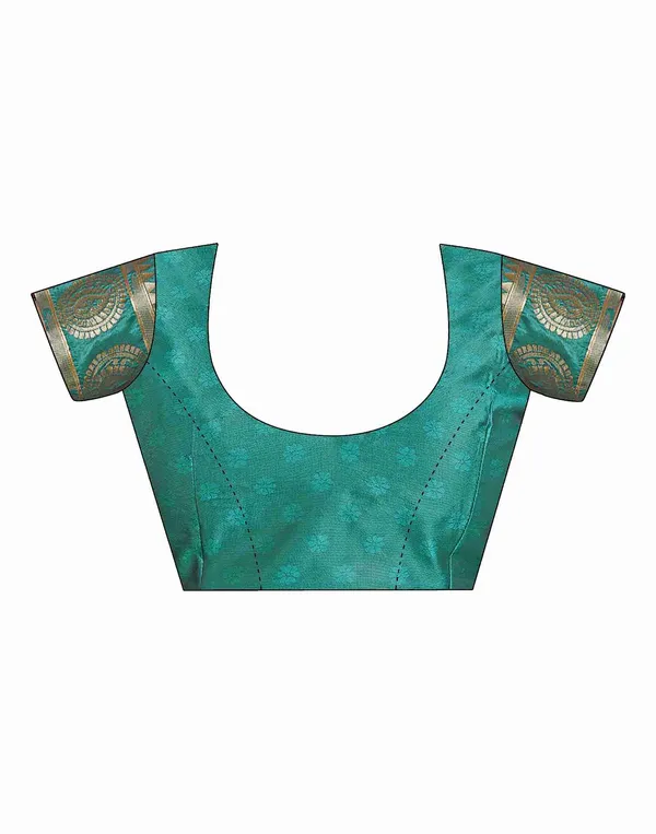 Maroon_Luxurious_Silk_Blend_Paithani_Saree_With_Unstitched_Blouse_Piece