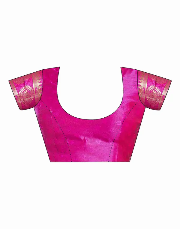 Wine_Luxurious_Silk_Blend_Paithani_Saree_With_Unstitched_Blouse_Piece