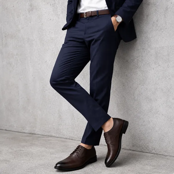 100%_Pure_Leather_BELIEVE_Men's_Brown_Stylish_Derby