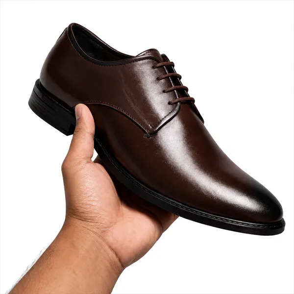 100%_Pure_Leather_BELIEVE_Men's_Brown_Stylish_Derby