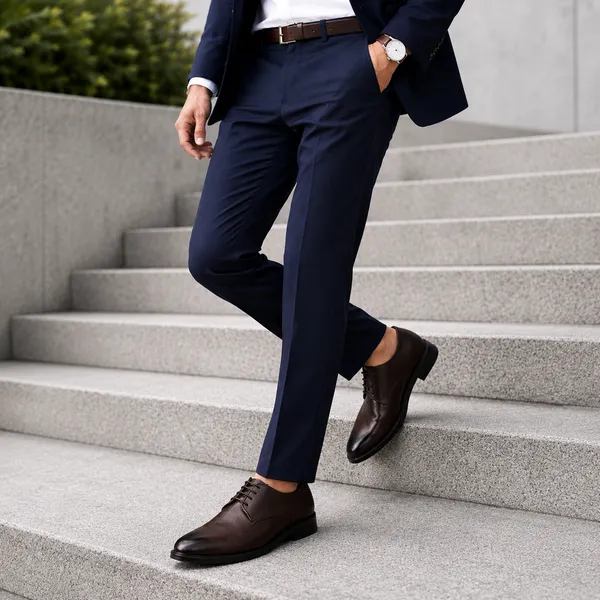 100%_Pure_Leather_BELIEVE_Men's_Brown_Stylish_Derby