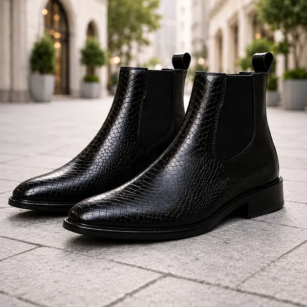 100%_Pure_Leather_Brown_And_Black_Leather_Loafer_And_Chelsea_Shoes_For_Men_Pack_Of_2