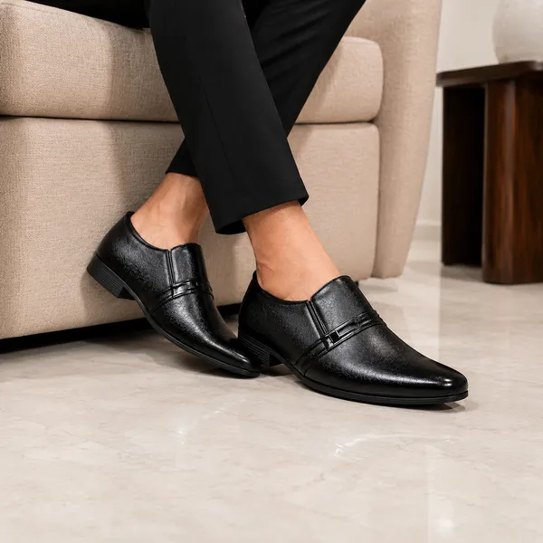 100%_Pure_Leather_Black_Leather_Strap_Slip_On_Formal_Shoes_For_Men