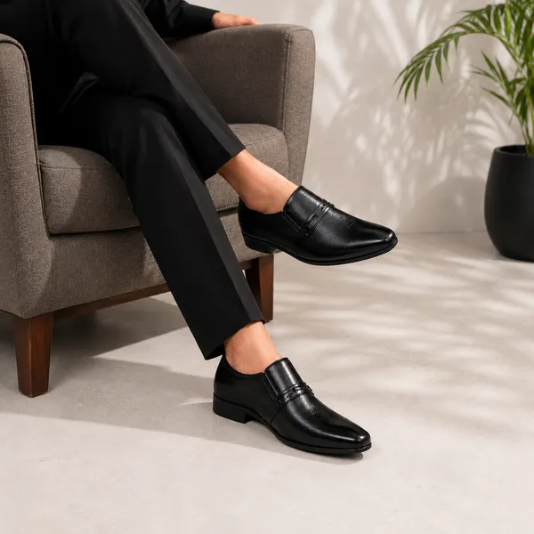 100%_Pure_Leather_Black_Leather_Strap_Slip_On_Formal_Shoes_For_Men