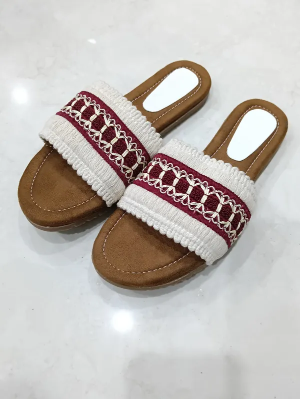 Handcrafted_Ethnic_Sliders_for_Women__Comfortable_Boho_Chic_Flats_with_Embroidered_Detailing