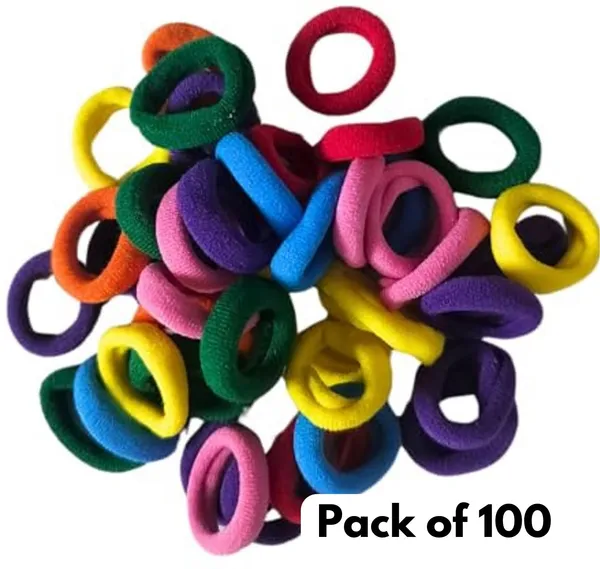Multicolor_Mini_Rubber_Band_Hair_Rubber_Band_For_Kids_Rubber_Band_Rubber_Band_(Pack_Of_100)