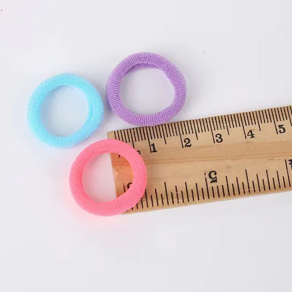 Multicolor_Mini_Elastic_Hair_Ties_Soft_Baby_Kids_Rubber_Band_Rubber_Band_Rubber_Band_(Pack_Of_100)