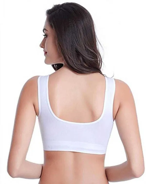 White_Women_Sports_Non_Padded_Bra_(Pack_Of_3)