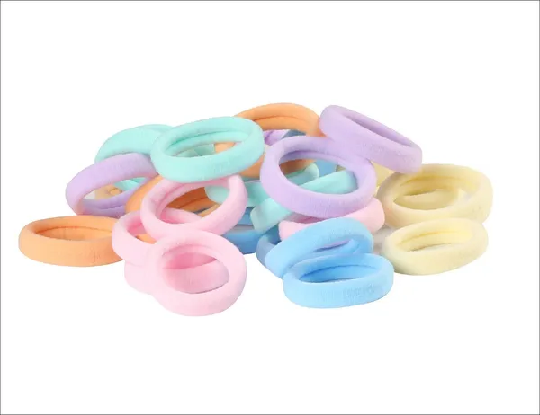 Multicolor_Colourful_Soft_Thick_Seamless_Cotton_Women_Girls_Kids_Hair_Band_(Pack_Of_30)