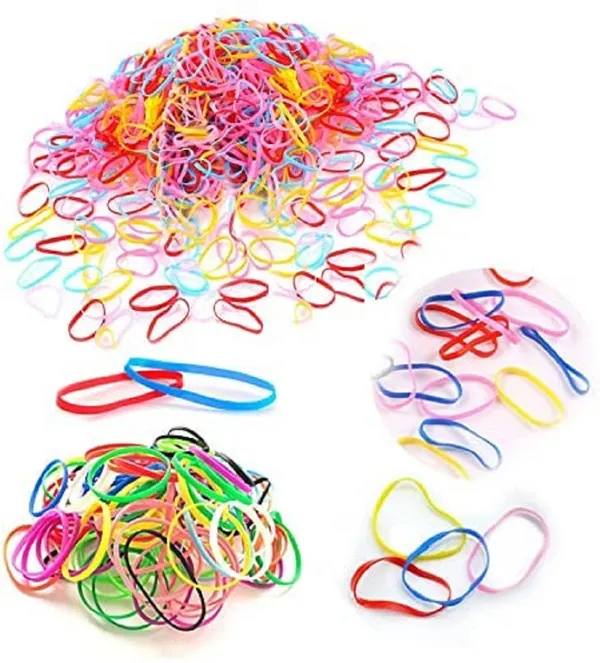 Multicolor_Hair_Rubber_Thin_Elastics_Stretchy_Hair_Tie_Rubber_Band_(Pack_Of_60)