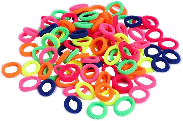 Multicolor_Hair_Rubber_Band_Mini_Hair_Rubber_Band_Hair_Band_For_Kids_Rubber_Band_(Pack_Of_100)