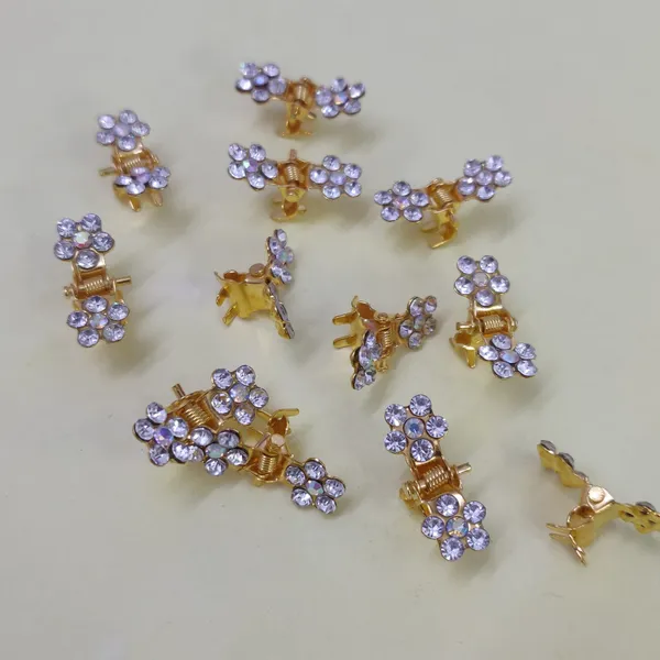 Gold_Mini_Hair_Clutcher_Hair_Claw_Hair_Clip_Gold_(Pack_Of_12)
