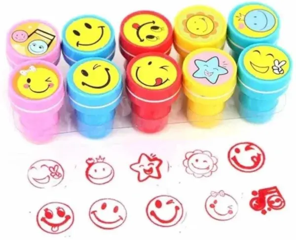 Multicolor_Mysha_Smiley_Face_Emoji_Stamp_For_Kids_Face_Smiley_Stamp_N_A_(Pack_Of_10)