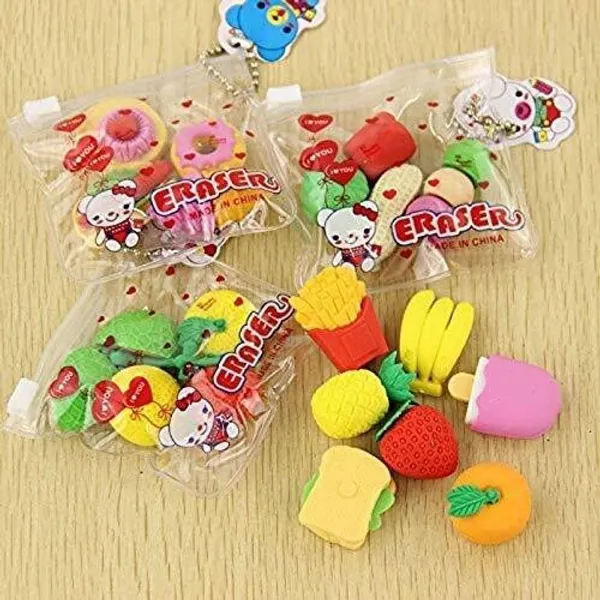 Multicolor_Fruit_Theme_Eraser_Non_Toxic_Eraser_(Pack_Of_4)