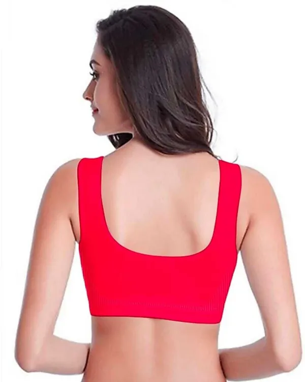 Red_Girls_Sports_Non_Padded_Bra