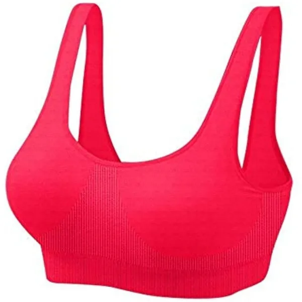 Red_Girls_Sports_Non_Padded_Bra