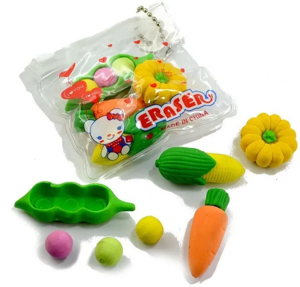 Multicolor_Fruit_Eraser_Non_Toxic_Eraser_Non_Toxic_Eraser_(Pack_Of_4)