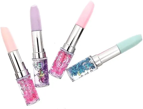 Solid_Aum_Lipstick_Shape_Pen_For_Girls_Stationery_Set_Ink_Color_Glitter_Gel_Pen_(Pack_Of_4)