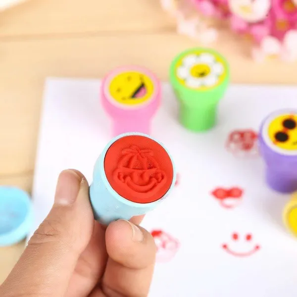 Multicolor_Knafs_Colo_Kid_Emoji_Stamps_Craft_School_Supplies_Smile_Stamp_(Pack_Of_10)