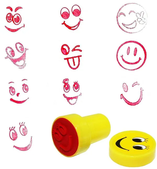Multicolor_Knafs_Colo_Kid_Emoji_Stamps_Craft_School_Supplies_Smile_Stamp_(Pack_Of_10)