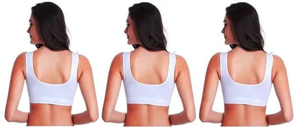 White_Girls_Sports_Non_Padded_Bra_(Pack_Of_3)