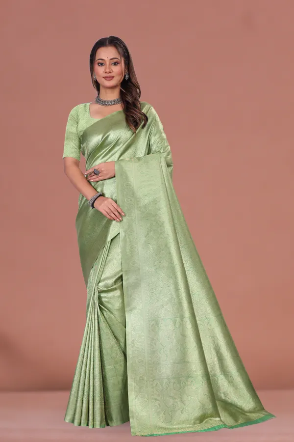 Banarasi_Tissue_Silk_Saree_in_Light_Green_with_Elegant_Self-Weaving