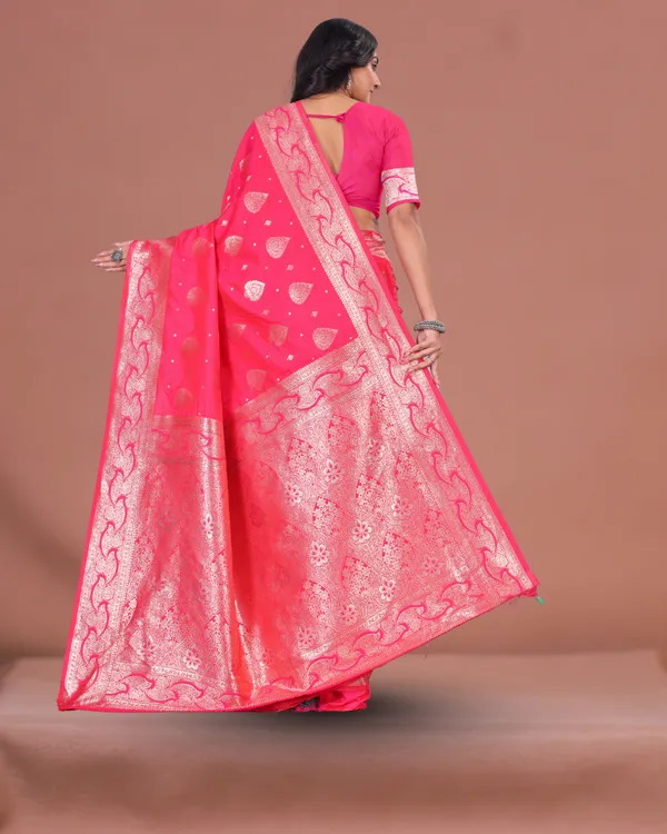 Bright_Pink_Banarasi_Silk_Saree_with_Silver_Zari_Weaving_and_Rich_Pallu_Design