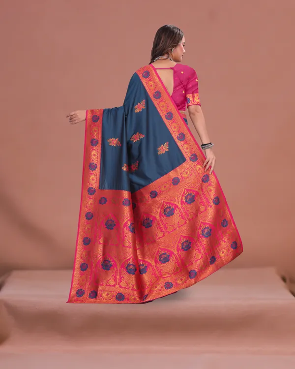 Elegant_Banarasi_Silk_Saree_with_Rich_Pallu_&_Blouse_Piece_Festive_Collection